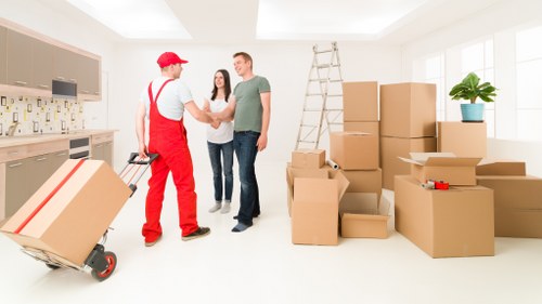 Organized storage unit for sofas, tables, and household furniture in Watford